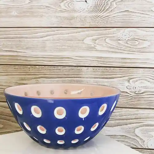 Inkanta Bowl Le Murrine Azul/rosado