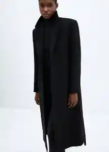 Abrigo Dolce Negro Talla XL Mujer Mango