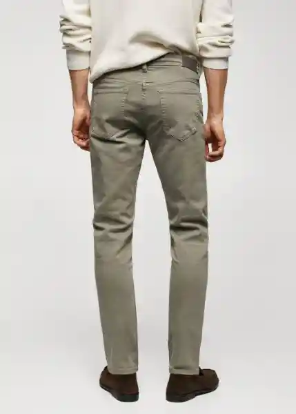 Jean Jan Khaki Talla 38 Hombre Mango