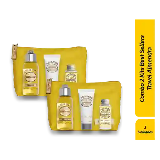 2 x Loccitane Kit Best Sellers Travel Almendra 