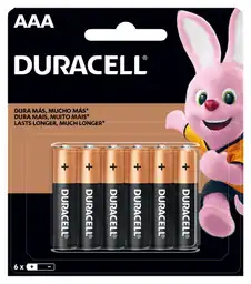 Pilas Duracell Aaa X6 Pe Duracell 70000054