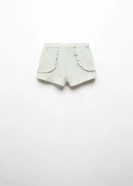 Short Faro Verde Pastel Talla 97 Niñas Mango