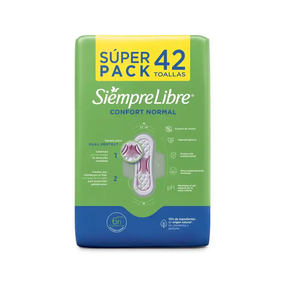 Toalla Higiénica Stayfree Confort Normal 42 unidades
