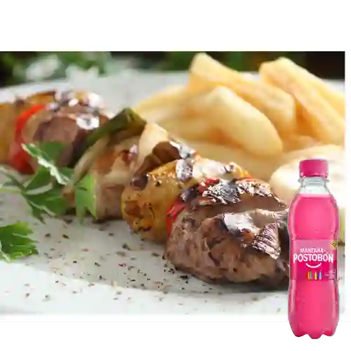 Combo Chuzo Mixto 1 + Postobón Manzana 250 ml