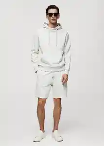 Short Funchal Gris Claro Vigoré Talla XL Hombre Mango