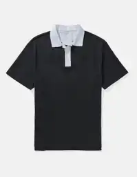 Camiseta Polo Hombre Negro Talla: X-SMALL 4189004 American Eagle