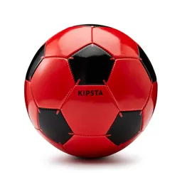 Kipsta Balón de Fútbol First Kick Entre 9 a 12 Años Rojo Talla 4