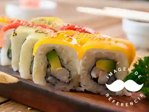 Ebi rainbow roll