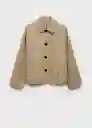 Chaqueta Apple Khaki Talla XS  Mujer Mango