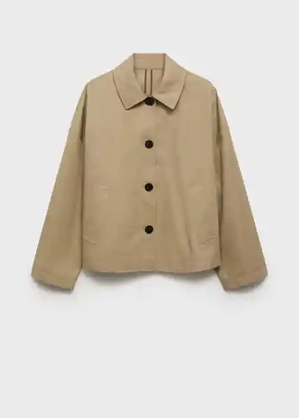 Chaqueta Apple Khaki Talla XS  Mujer Mango