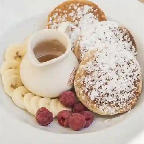 Pancakes Integrales con Frutas