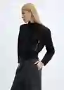 Chaqueta Blush Negro Talla M Mujer Mango