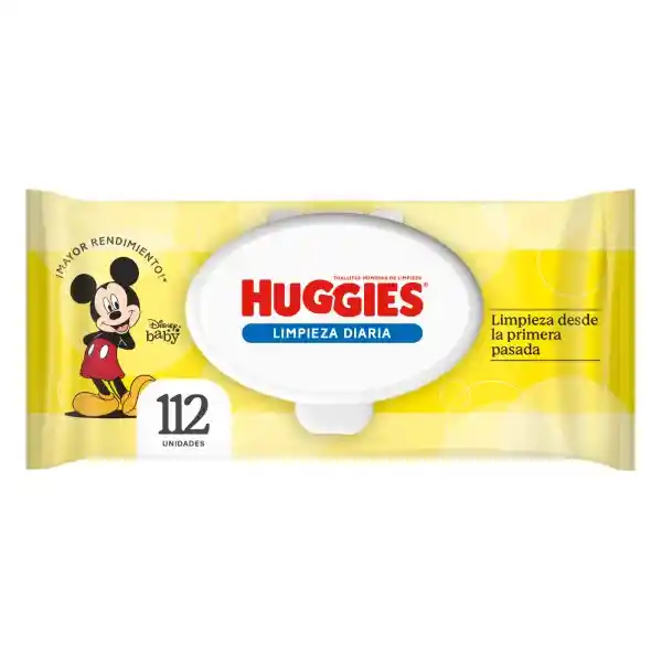 Toallitas Húmedas Huggies Limpieza Diaria 112 Und