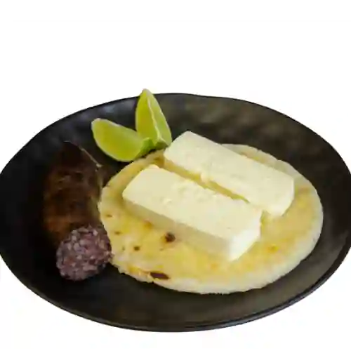 Arepa con Morcilla