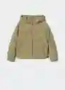 Abrigo Anorak Seller Khaki Talla 21 Teen Niñas Mango