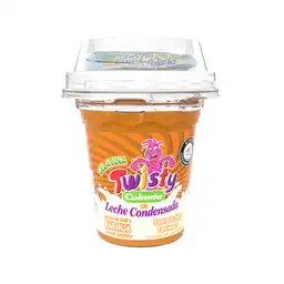 Gelatina Twisty Naranja con Leche Condensada 