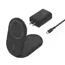 Belkin Base de Carga Qi2 2 en 1 Plegable 15W Negro