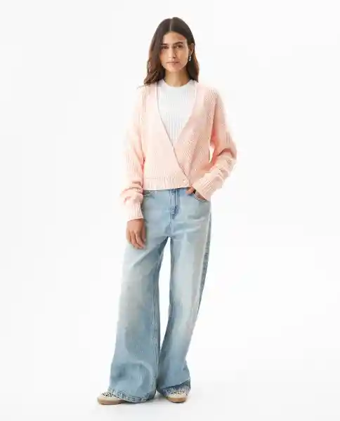 Cárdigan Dazzling Femenino Rosa Pastel Claro Talla S Chevignon