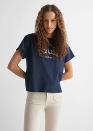 Camiseta End Navy Talla 18 Teen Niñas Mango