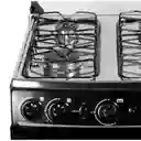 Abba Estufa de Piso Horno Gas Natural 4 Puestos Negro Ab 201-6