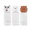 Set Botellas Viaje Silicona we Bare Bears Collection 5.0 Miniso