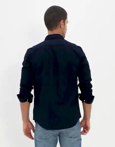 Camisa Hombre Azul Talla X-LARGE 400382019926 American Eagle