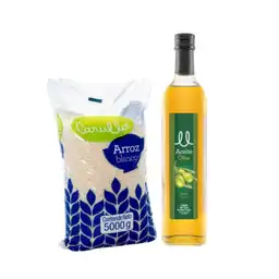 Combo Arroz Blanco + Aceite Oliva Virgen