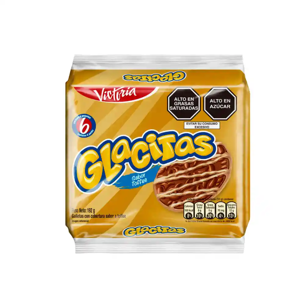 Glacitas Galleta Sabor Toffee