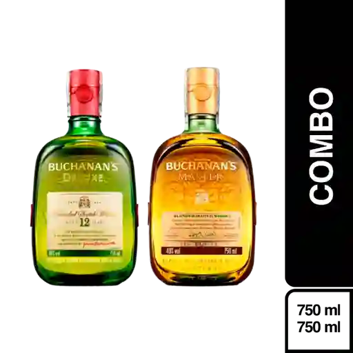 Combo Buchanan´s Deluxe 750 mL + Buchanan´s Master 750 mL