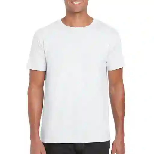 Gildan Camiseta Adulto Ring Spun su Blanco Talla S