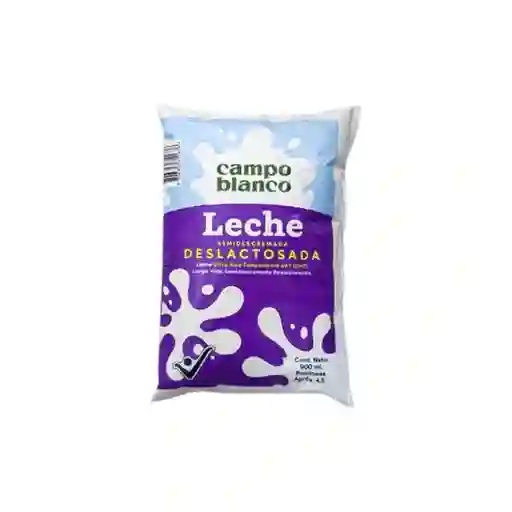 Campo Blanco Leche Líquida Semidescremada Deslactosada