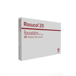 Rosucol Tratamiento de Niveles en la Sangre (20 mg)