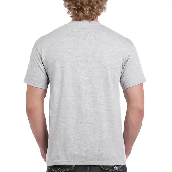 Gildan Camiseta Adulto Gris Ceniza Talla L