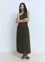 Vestido Pelican Khaki Talla XS Mujer Mango