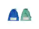 Set Bolsa Para Contenedores Azul y Verde 22 x 27 cm Casaideas