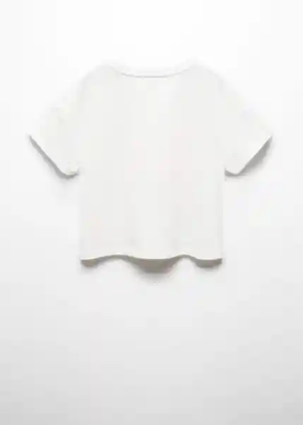 Camiseta Cesta Off-White Talla 14 Niña Mango