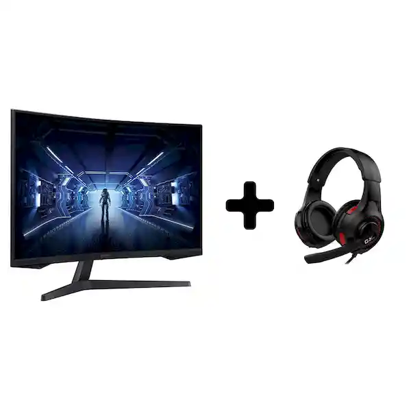 Samsung Monitor Gaming 24 Curvo 144 Hz 4Ms + Diadema Gaming