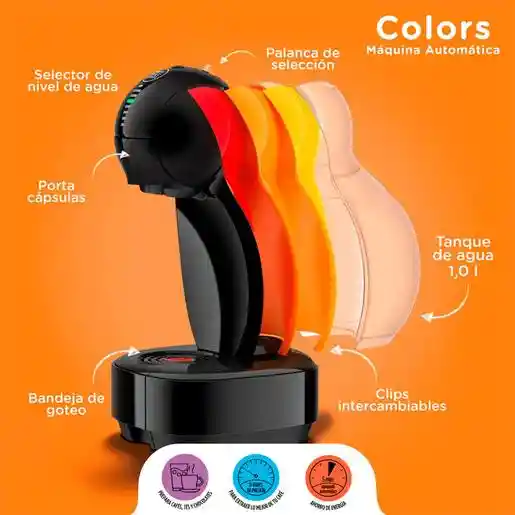 Dolce Gusto Cafetera Nescafe Colors Blanca