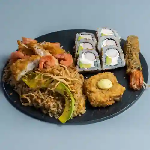 Bento Mix - Camarones y Pescado Crujient