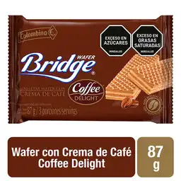 Bridge Galletas Wafer con Crema de Café Coffee Delight