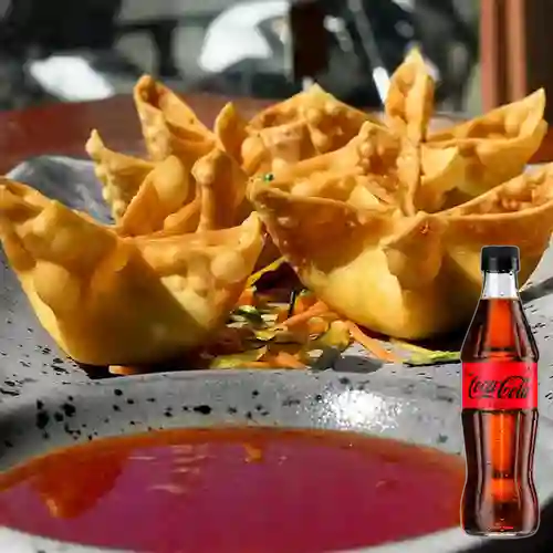 Combo Wonton de Langosta + Coca-Cola Zero 300 ml