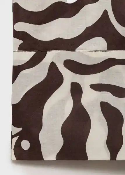 Pantalón Nemo Marrón Talla L Mujer Mango