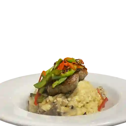 Promo arroz cremoso champiñón y solomito