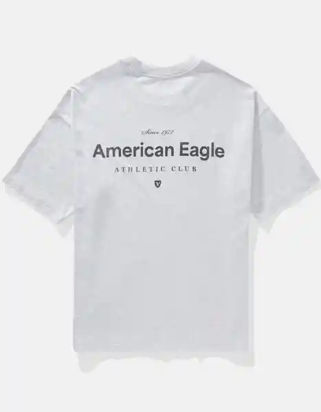 Camiseta Hombre Gris Talla: LARGE 4673092 American Eagle