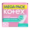 Protector Cuidado Avanzado Kotex Antibacterial 50 Und