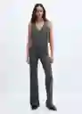 Leggings Fallon Gris Talla XS Mujer Mango