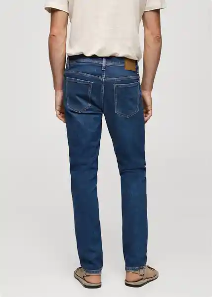 Jean Jan Tejano Oscuro Talla 44 Hombre Mango