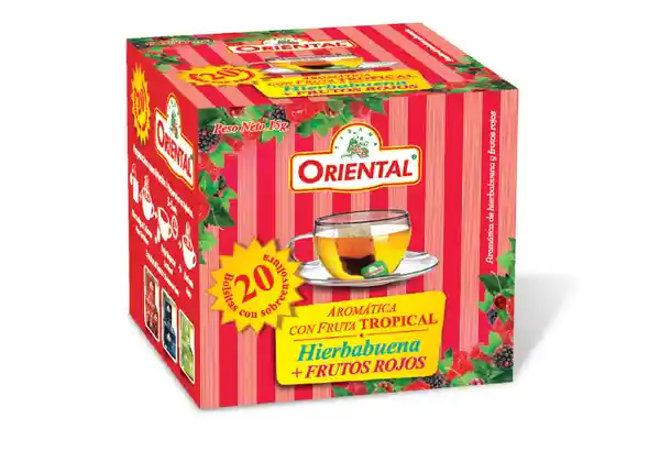 Oriental Aromática Frutos Rojos Con Hierbabuena