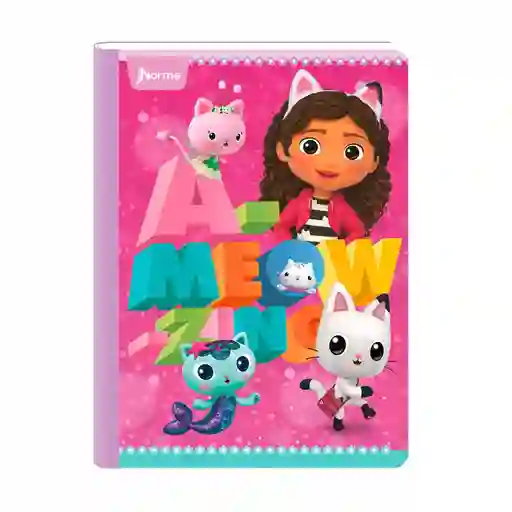 Norma Cuaderno Gabby´s Dollhouse Mediano Rayado