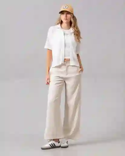 Pantalón Mujer Beige Escultura Claro T 8 38266 Rifle